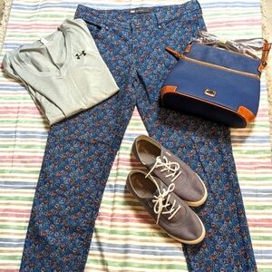 Levi's mid rise floral print skinny jeans sz 10 Flower Power Boho Hippie